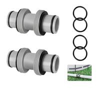 SUCANY Tubo Piscina 38 mm,Applicabile Per Connettore Tubo Piscina Ø38 mm,Per Intex, Bestway, Coleman Pool Adapter (2 Pezzi)