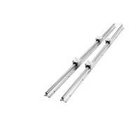 SucceBuy 2 pezzi di guide lineari SBR12 SBR16 SBR20 SBR25 800-2200 mm e 4 pezzi di blocchi cuscinetto UU for movimento fluido for fresatrici fai da te, parti CNC(SBR20 1000MM)