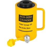 SucceBuy 20/30/60T Martinetto idraulico cavo 50/100mm Martinetto idraulico a cilindro solido idraulico a stantuffo per auto/vasciuga/barca