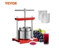 SucceBuy 2L 3L 6L Pressa per frutta manuale Spremiagrumi manuale per uso domestico in acciaio inossidabile Estrattore di succo di verdure per la cucina domestica