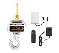 SucceBuy 3T 5T Bilancia per gru digitale con telecomando Mini Bascula Balance Gadget di precisione Strumenti per gancio per appendere industriale 5000KG Silver