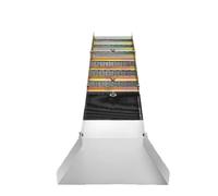 SucceBuy 50" 12" Scatola Sluice completa Kit di pianificazione dell'oro Attrezzatura per l'estrazione dell'oro in lega di alluminio 23/16 PCS Kit di prospezione dell'oro