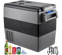 SucceBuy 55L Frigorifero per auto Mini frigorifero Congelatore Compressore portatile Congelatore Veicolo Auto Camion RV Barca Mini dispositivo di raffreddamento elettrico 55L