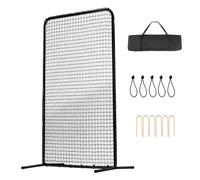 SucceBuy 7x4 piedi I Schermo da baseball per gabbia da battuta Baseball Softball Schermo di sicurezza Protezione per il corpo Schermo da battuta portatile