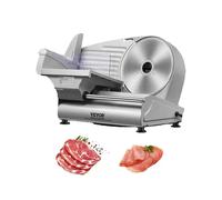SucceBuy Affettatrice per carne Affettatrice elettrica per alimenti Deli Lama e lama in acciaio inossidabile SUS 420 Spessore regolabile per uso domestico