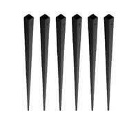 SucceBuy Balaustre in metallo per scale 44x0,5'' Mandrini decorativi quadrati in lega di alluminio Confezione da 11 Baluster da ponte con viti