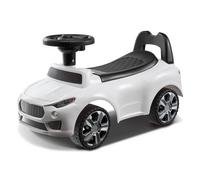 SucceBuy Bianco/Rosa Ride On Push Car Classico per bambini Ride On Auto giocattolo sportiva con volante musicale per bambini piccoli Ragazzi Ragazze BIANCO