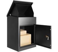 SucceBuy Cassetta postale antifurto montata a parete Scatola di consegna impermeabile IPX3 per esterni Cassetta postale con chiusura di grandi dimensioni per la casa