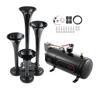 VEVOR Compressore d'Aria 12V Serbatoio 3L Sistema Compressione per Tromba 170W