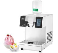 Succebuy Macchina per il ghiaccio commerciale con fiocchi di neve Sistema di raffreddamento ad aria elettrico per cono di neve per una rapida dissipazione del calore per panetteria e caffè