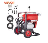 SucceBuy Macchina per la pulizia degli scarichi 120FT 6/5 pollici 1100W Elettrico Fogna Serpente Coclea Alimentazione manuale CW/CCW Macchina per la pulizia dei tubi di controllo