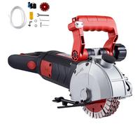 SucceBuy Max 4800W Parete Chaser Taglierina per calcestruzzo Laser elettrico Puntatura Scanalatura Scanalatura 125mm Sega circolare Utensile da taglio