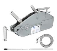 SucceBuy Paranco per argano a fune manuale con leva estensibile 1.6T 25M/20M Fune metallica ad alta resistenza per cantieri da costruzione Magazzino