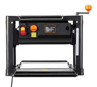 SucceBuy Pialla elettrica per spessore da banco Pialla per legno da 13 pollici con 3 lame Due velocità 15-Amp 2000W per piallatura per la lavorazione del legno fai-da-te
