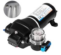 SucceBuy Pompa Acqua a Diaframma 12V 10L/Min 17PSI 17L/Min 40PSI Alta Pressione Automatica Autoadescante per Nebulizzazione e Pressurizzazione - Sconto