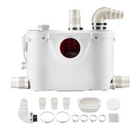 SucceBuy Pompa maceratore 500W/700W/900W/1200W Smaltimento di acque reflue Macchina per WC, Seminterrato, Doccia, Lavanderia, Vasca da bagno