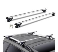 SucceBuy Portapacchi Traversa Barra trasversale regolabile in alluminio Portapacchi Portapacchi per bagagli Barre trasversali da 200 libbre per SUV, sedani