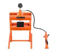 SucceBuy Pressa idraulica per negozi Pressa per negozi con telaio a H 10T con piastra per pressa e base a forma di H Pressa idraulica regolabile adatta per piegare