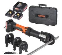 SucceBuy Pro Press Tool Strumento per crimpare tubi elettrici con ganasce M15 M22 M28 con 2 pezzi 20V 2.0Ah Custodia per batteria