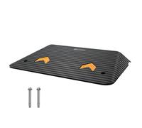 SucceBuy Rampe per cordolo multi-dimensione per vialetto Rampa per auto con soglia in gomma leggera antiscivolo portatile per scooter per sedia a rotelle 35.5x18.0x3.0inch
