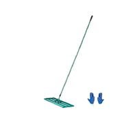 SucceBuy Rastrello livellatore per prato 10x36/10x30/10x48 pollici Livellatore per prato resistente con manico esteso in acciaio per giardino Golf Prato Fattoria