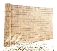 SucceBuy Recinzione per ance naturale 3,3 piedi x 13,3 piedi Rotolo per recinzione per canna da balcone per divisorio per recinzione decorativa per patio esterno