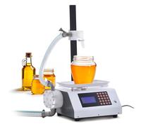 SucceBuy Riempitrice automatica per liquidi Bottiglia Riempitrice per acqua Pompa a ingranaggi Controllo digitale per bevande profumate Olio d'oliva 50-5000g