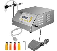 SucceBuy Riempitrice per liquidi 5-3500 ml GFK160 Controllo digitale Acqua Bevanda Profumo Cosmetici Succo di latte Riempitrice per bottiglie piccole 5-3500 ml