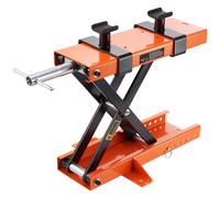 SucceBuy Sollevatore per moto 1100 LBS Martinetto per sollevamento a forbice per moto con perno di sicurezza Supporto per sollevamento per martinetto per moto in acciaio per moto