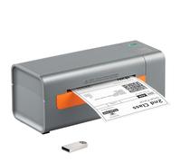 SucceBuy Stampante termica per etichette Stampante per etichette di spedizione 4X6 con riconoscimento automatico delle etichette Supporto compatibile Windows/Mac/Linux