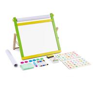 SucceBuy Tavolo da disegno magnetico per bambini da tavolo 3 in 1 Cavalletto artistico per bambini su due lati con accessori per pittura per ragazze Giocattolo