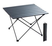 SucceBuy Tavolo pieghevole da campeggio da 66 libbre Tavolo da spiaggia pieghevole in alluminio ultraleggero per barbecue con borsa per il trasporto per pesca, escursionismo, picnic
