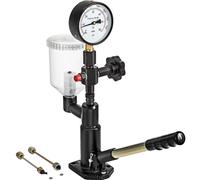 SucceBuy Tester ugelli iniettori carburante diesel con calibro a doppia scala 6000PSI Strumento di riparazione tester carburante motore per camion trattore auto