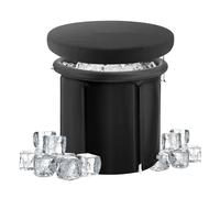 SucceBuy Vasca da bagno per il ghiaccio Terapia dell'acqua fredda Vasca da immersione per atleti Vasca da ghiaccio gonfiabile per piscina da esterno portatile con canna da ghiaccio