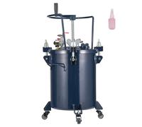 VEVOR Serbatoio Spruzzatore di Vernice Alimentazione a Pressione d'Aria Regolabile tra 0-4,8 bar, Spruzzatore per Verniciatura Valvola Doppia Serbatoio da 30L, Serbatoio a Spruzzo Vernice in Acciaio