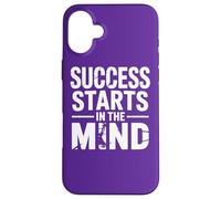 Success Startts In The Mind Entrepreneur Citazione motivazionale Custodia per iPhone 16 Plus
