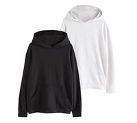 Successivo Multipack di Felpe con cappucciorilassate da donna'THE Set', Grigio e Nero, 2 Confezioni di Felpe con Cappuccio Grigio/Nero XL