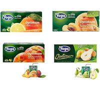 Succhi di Frutta Yoga Assortiti - Ace, Albicocca, Pera, Pesca, 200ml, Confezione da 3 Brick