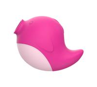 Succhia Clitoride con Vibrazione 2in1 10 Vibrazioni e 5 Suzioni Stimolatore Delfino Ricaricabile Impermeabile Sex Toy Donna Compatto in Silicone Vibratore Clitorideo Capezzoli Vaginale