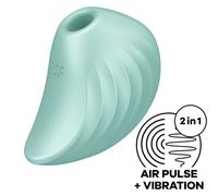 Succhia clitoride con vibrazione Satisfyer Pearl diver - verde