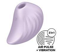 Succhia clitoride con vibrazione Satisfyer Pearl diver - viola