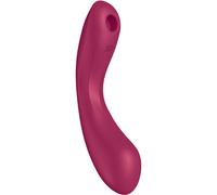 Succhia clitoride e vibratore punto g Satisfyer Curve Trinity 1 rosso