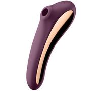 Succhia Clitoride e Vibratore Satisfyer Dual Kiss - Rosso Vino