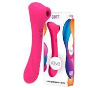 Succhia clitoride in silicone ricaricabile piccolo dido vibrante multiprogramma