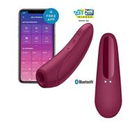 Succhia clitoride ricaricabile con app stimolatore vaginale in silicone morbido