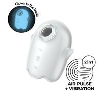 Succhia Clitoride Satisfyer Glowing Ghost Bianco Perla