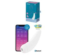 Succhia clitoride stimolatore vaginale con app wireless satisfyer curvy 2+ sexy