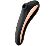 Succhia Clitoride Vibrante Satisfyer Dual Kiss - Nero