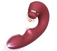 Succhia Clotoride Vibratoreper Donna, 3 IN 1 Stimolatore Clitoride Femminile Vibratore Vibrazione a impulsi di tocco, Sexytoysys Donna Vibratori per Vagina Capezzolo con modalità 5x5x10, Controllo APP