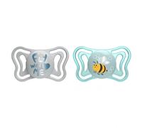 Chicco Ciuccio Neonato PhysioForma Light - Silicone Ergonomico 2-6 mesi 2 pz Azzurro